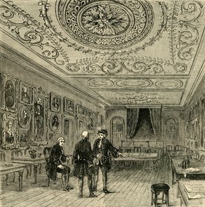 The Old Room at Evanss., 1881. od Unbekannt