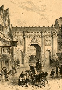 The Old Wooden Temple Bar, 1897. od Unbekannt