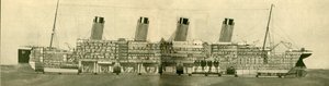 Olympijské 46 439 tun zobrazeno v řezu, c1930. od Unbekannt