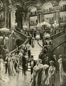 Opera v Paříži, 1910. od Unbekannt