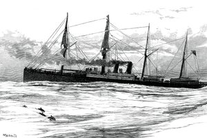 Parník Orient Steam Navigation Company, c1880 od Unbekannt