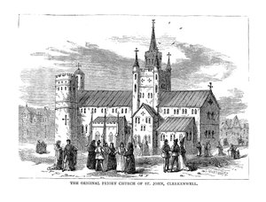 Původní převorský kostel sv. Jana, 1878 od Unbekannt