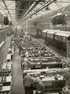 Generální oprava podzemních kolejových vozidel ve vlastnictví London Passenger Transport, 1935-36. od Unbekannt