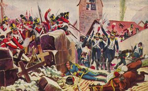 Vůl. A Bucks. Lehká pěchota. Bitva na hřbitově ve Vimieru, 1808, 1939 od Unbekannt