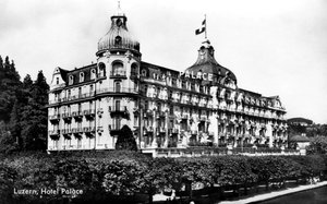 Palace Hotel, Lucern, Švýcarsko, počátek 20. století od Unbekannt