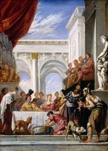 Podobenství o Lazarovi a boháčovi, 16181628. od Unbekannt