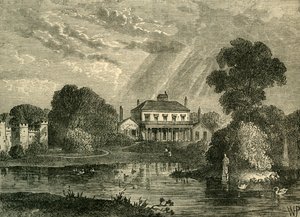 Pavilon, Hans Place, v roce 1800, c1876. od Unbekannt