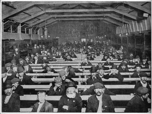 The Penny Sit-Up, útulek Armády spásy, Blackfriars, Londýn, c1900 1901 od Unbekannt