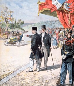 Perský šáh Mozzafar al-Din Shah Qajar ve Francii, 1902 od Unbekannt