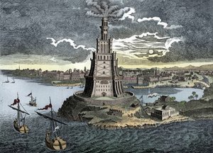 Pharos z Alexandrie, 18. století od Unbekannt