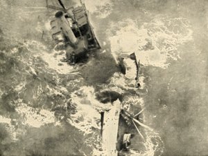 The Pirates Work: Steamer Breaking Up, 1919. od Unbekannt