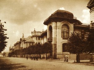 Ponizovského a Mindovského domy na Povarské ulici, Moskva, Rusko, 1900 od Unbekannt