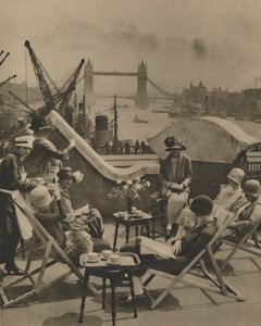 Bazén ze střešní zahrady Langbourne Club for City Women, 20. léta, c1935. od Unbekannt