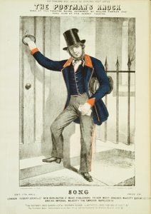 The Postmans Knock c1855 . od Unbekannt