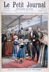 Prezident Francouzské republiky na návštěvě Bretaně, 1896 od Unbekannt