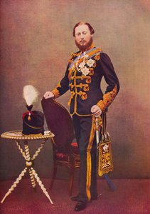 Princ z Walesu jako plukovník 10. husarů, c1865 1910 od Unbekannt