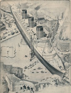 Queen Mary ve vztahu k Trafalgar Square, Londýn, 1936 od Unbekannt