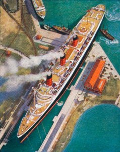 Queen Mary v Southamptonu, 1938 od Unbekannt