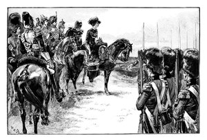 Královna v táboře v Chobham, Surrey, 1853, 1888 od Unbekannt