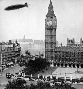 R101 projíždějící přes Dolní sněmovnu, 14. října 1929 1936 od Unbekannt