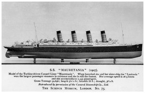 RMS Mauretania, 20. století od Unbekannt