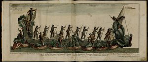 Regata v Benátkách na počest prince Edwarda 1739-1767, vévody z Yorku, 4. června 1764, cca 1764 od Unbekannt