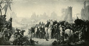 Reliéf Lucknow...listopad 1857, 1901. od Unbekannt