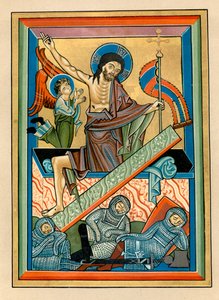 Vzkříšení, c1240 od Unbekannt