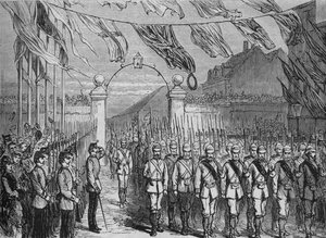 Návrat vojsk z Ashantee, c1880 od Unbekannt