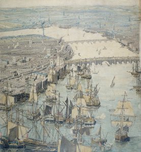 Panoráma Rhinebecku, c1807 od Unbekannt