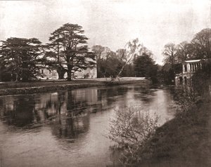 Řeka Nadder, Wilton House, Wiltshire, 1894. od Unbekannt