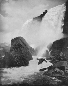 The Rocks Beneath the American Fall, 19. století od Unbekannt