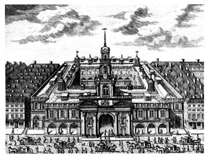 The Royal Exchange, Londýn, konec 17. století od Unbekannt