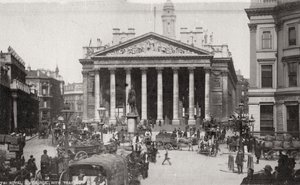 The Royal Exchange, Londýn, konec 19. nebo začátek 20. století od Unbekannt