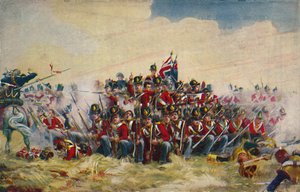 Královští Skoti. Náměstí v Quatre Bras, 1815, 1939 od Unbekannt