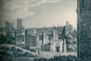 Ruiny Cowdray House, poblíž Midhurst, Sussex, 1907 od Unbekannt