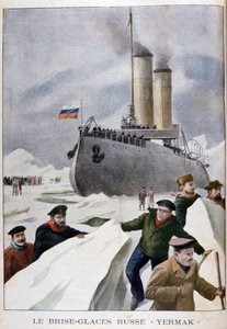 Ruský ledoborec Yermak, 1902 od Unbekannt