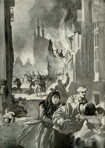 The Sack of Louvain, 1919. od Unbekannt