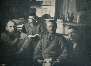 Salon byl přeměněn na čítárnu, 1893-1896, 1897 od Unbekannt