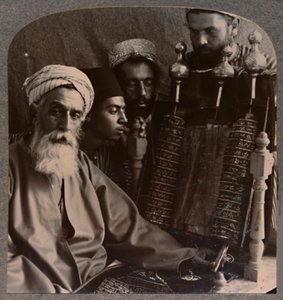 Samaritánský velekněz jako pedagog, c1900 od Unbekannt