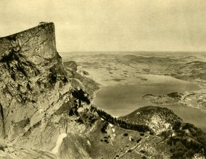 Schafberg a Mondsee, Horní Rakousko, c1935. od Unbekannt