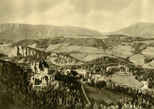 Schneeberg a pohoří Rax, Semmering, Dolní Rakousko, c1935. od Unbekannt