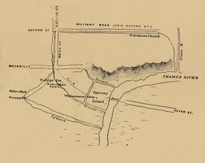 Situace ve Westminsteru, 1908 od Unbekannt