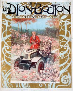 The Skid, ilustrace z časopisu Le De Dion-Bouton, 1909 od Unbekannt