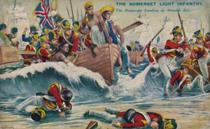 Somersetská lehká pěchota. Zoufalé přistání v Aboukir Bay, 1801, 1939. od Unbekannt