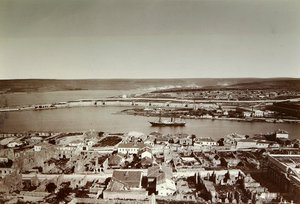 South Bay a Cape Paul, Sevastopol, Krym, 50. léta 19. století od Unbekannt