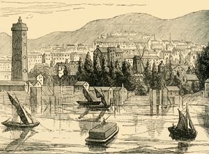 Jižní strana Temže, převzato z Adelphi Terrace, 1770, c1878. od Unbekannt