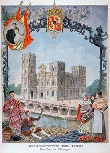 Španělský pavilon na Světové výstavě v roce 1900, Paříž, 1900 od Unbekannt