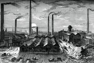 Chemická továrna St Rollox, Glasgow, c1880 od Unbekannt