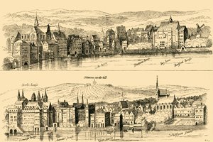 Strand from the Thames, šestnácté století, 1881. od Unbekannt